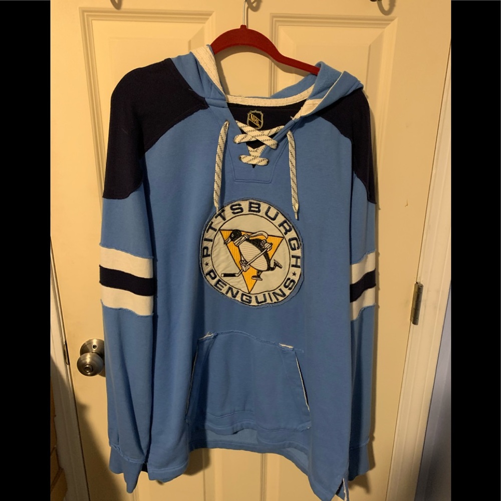 Pittsburgh Penguins Hockey Jersey Hoodie Size XL